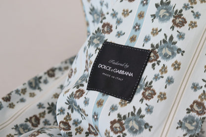 Dolce & Gabbana Elegant Floral Cotton Jacket Robe