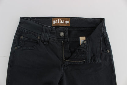 John Galliano Elegant Slim Fit Bootcut Denim Jeans