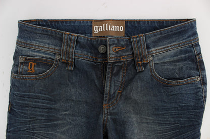 John Galliano jean slim bleu