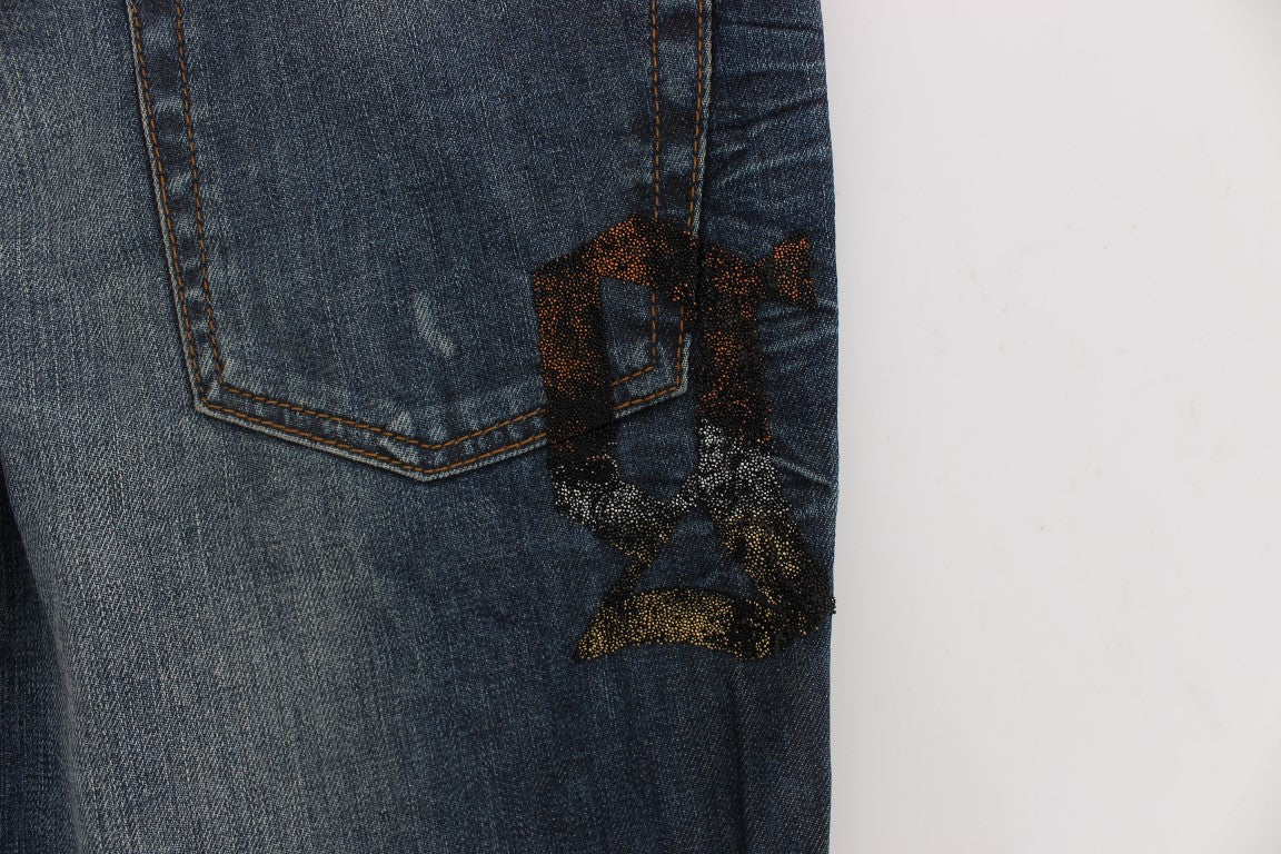 John Galliano jean slim bleu