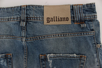 Vaqueros Boyfriend con lavado azul elegante de John Galliano