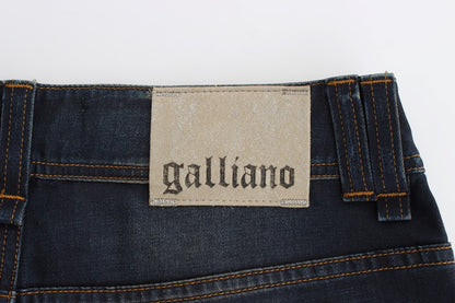 Vaqueros azules de corte boyfriend chic de John Galliano