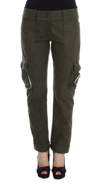 Pantalon cargo vert Ermanno Scervino pour un style sans effort