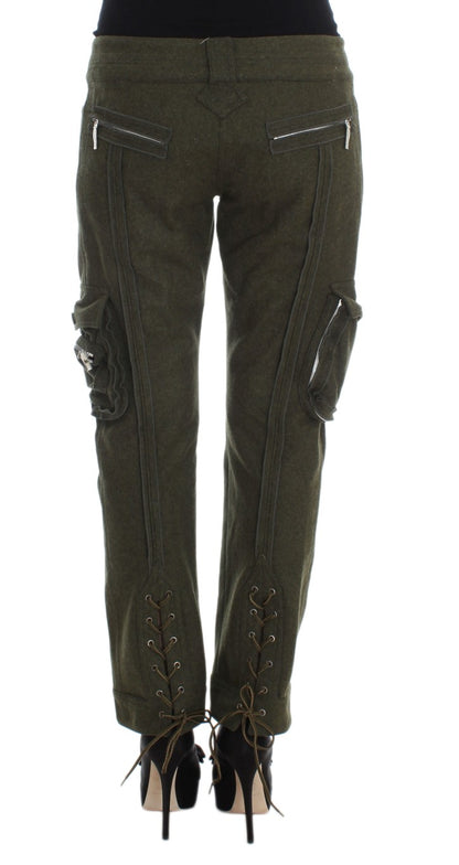 Pantalon cargo vert Ermanno Scervino pour un style sans effort