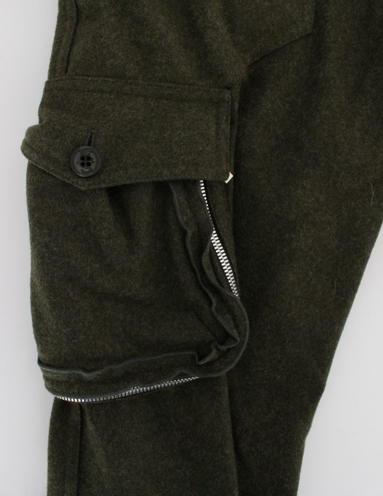 Pantalon cargo vert Ermanno Scervino pour un style sans effort