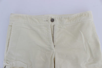 Ermanno scervino pantalon court capri beige