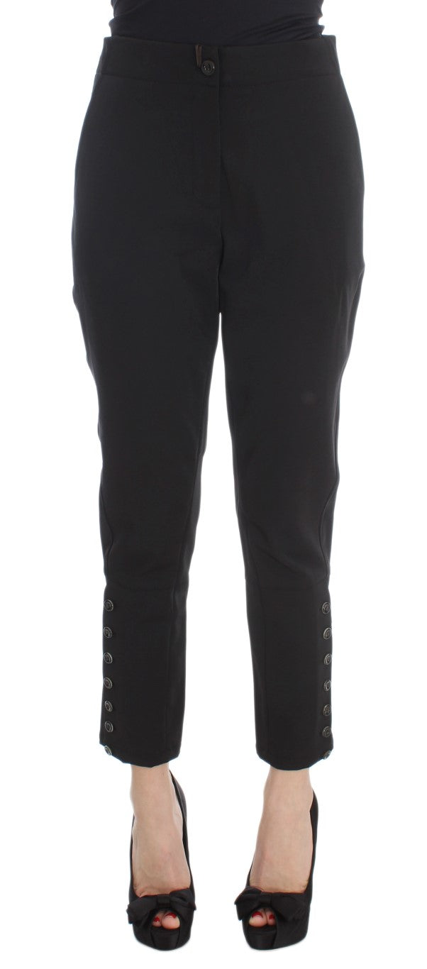 Ermanno Scervino - Pantalon capri court - Noir