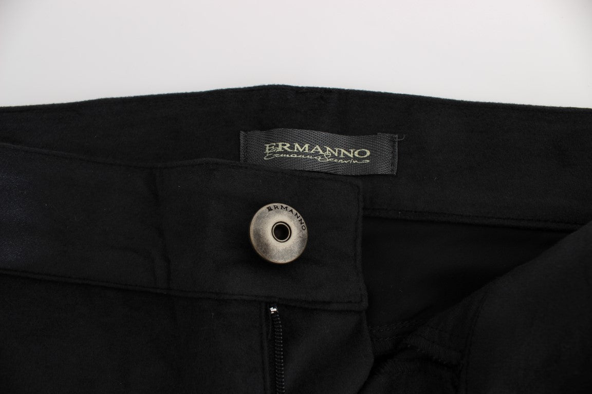 Ermanno scervino pantalon coupe classique noir