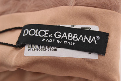 Dolce &amp; gabbana gants mi-longs en daim beige