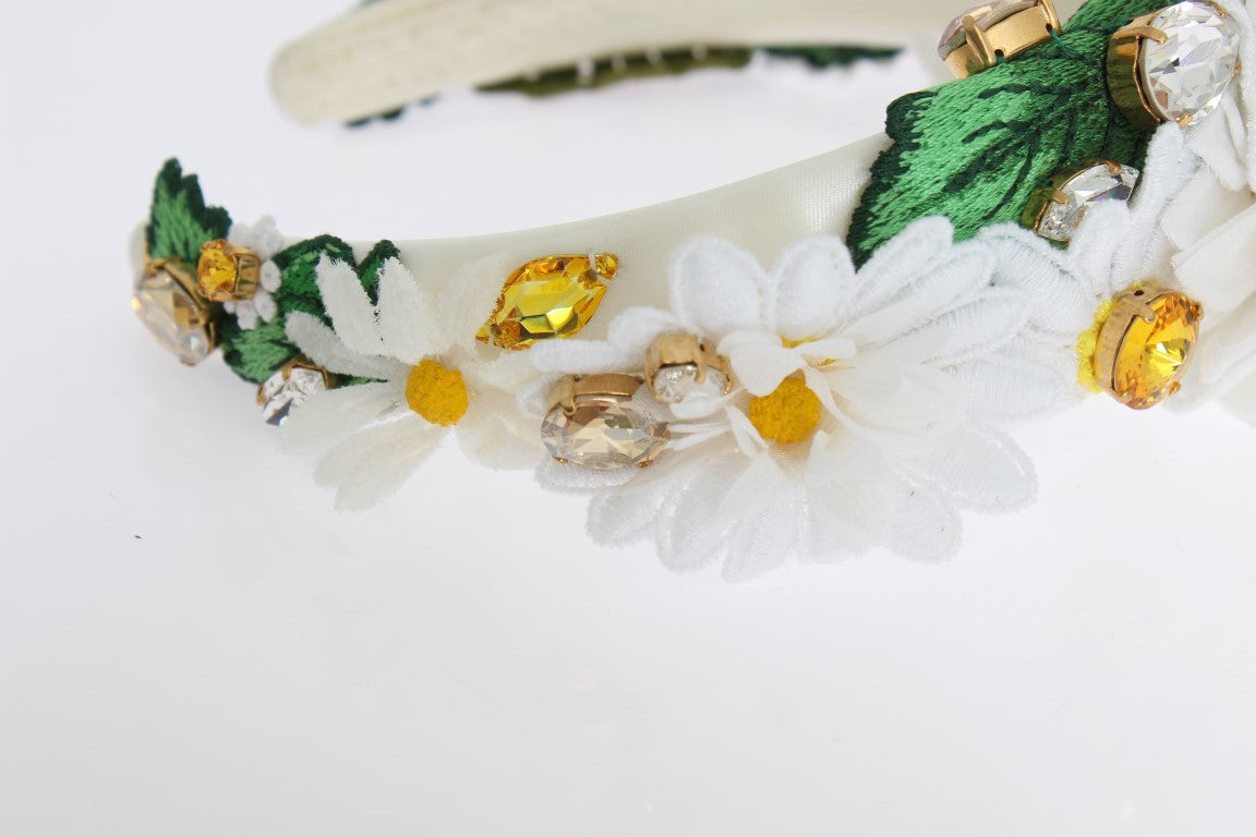 Bandeau de luxe en cristal de tournesol Dolce &amp; Gabbana