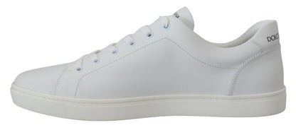 Baskets homme en cuir blanc Dolce &amp; gabbana