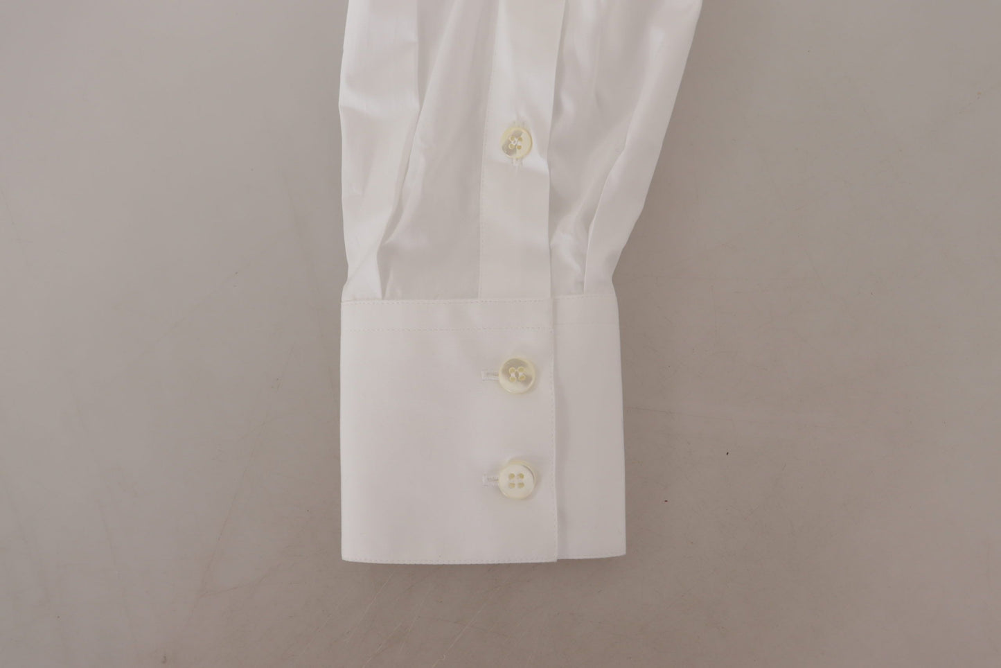 Chemise boutonnée en coton blanc Dolce &amp; gabbana