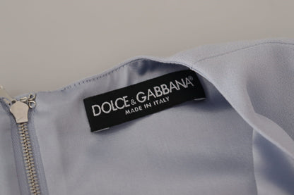 Robe trapèze bleu clair Dolce &amp; gabbana