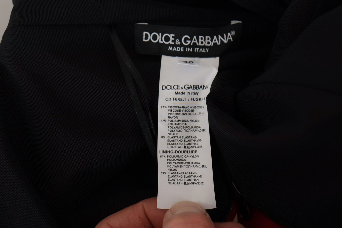 Dolce &amp; Gabbana - Robe midi moulante rouge