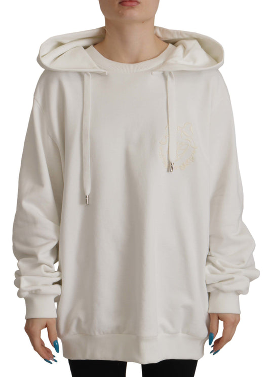 Pull à capuche blanc Dolce &amp; Gabbana