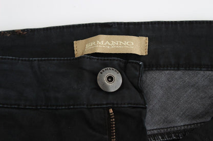 Ermanno Scervino - Jean slim noir élégant de créateur