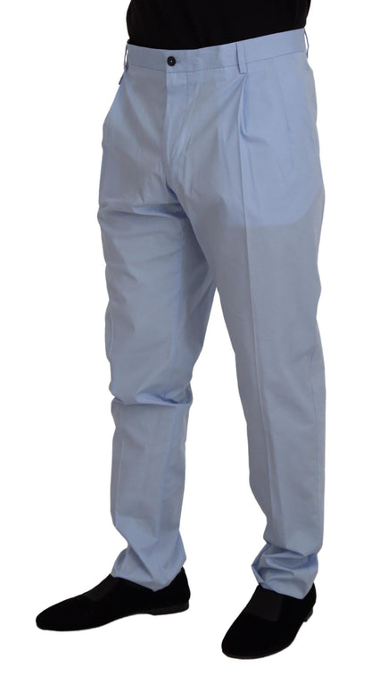 Dolce &amp; Gabbana - Pantalon chino slim - Bleu clair