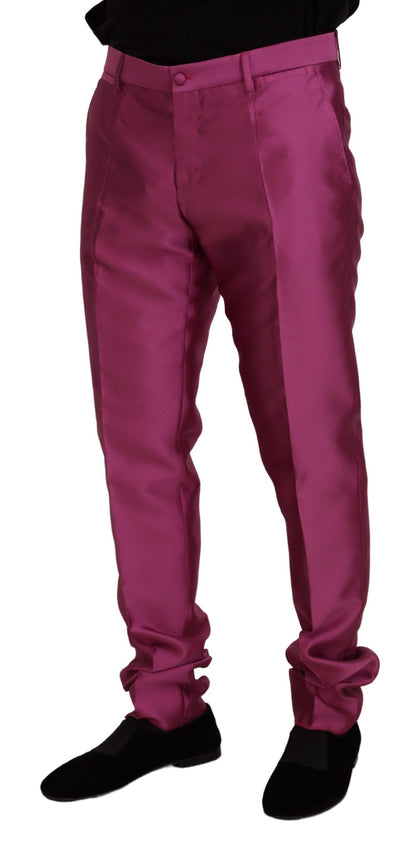 Dolce &amp; Gabbana - Pantalon habillé coupe slim - Rose