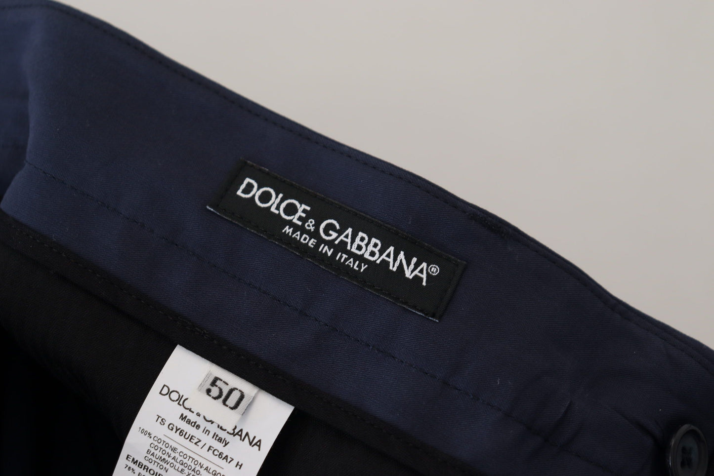 Dolce &amp; Gabbana - Pantalon chino slim - Bleu