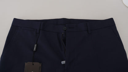 Dolce &amp; Gabbana pantalon de costume bleu coupe slim