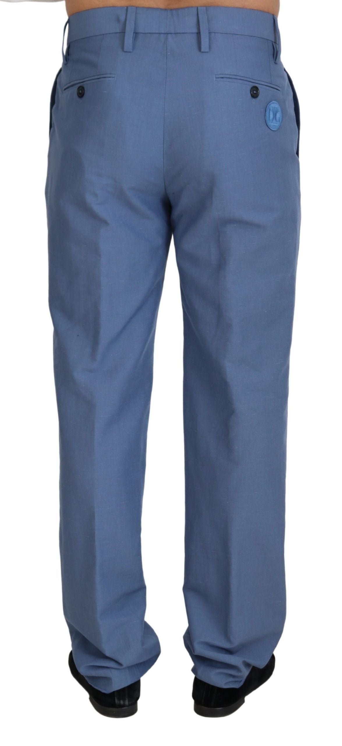 Dolce &amp; Gabbana - Pantalon habillé coupe classique - Bleu