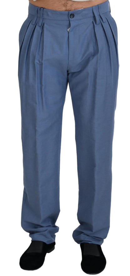 Dolce &amp; Gabbana - Pantalon habillé coupe classique - Bleu