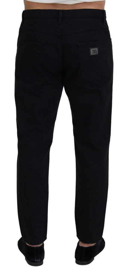 Dolce &amp; Gabbana Jean italien coupe ample noir