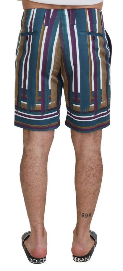 Dolce &amp; gabbana short chino multicolore - coupe classique