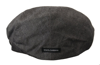 Chapeau gavroche gris Dolce &amp; Gabbana