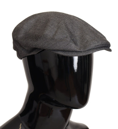 Chapeau gavroche gris Dolce &amp; Gabbana