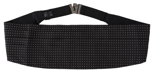 Dolce & Gabbana Elegant Silk Polka Dot Cummerbund