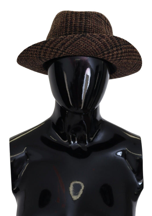 Chapeau fedora marron Dolce &amp; gabbana - accessoire d'hiver