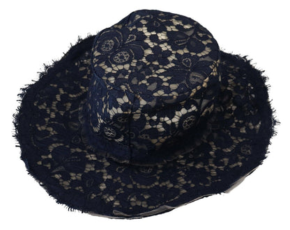 Chapeau bleu à large bord Dolce &amp; Gabbana