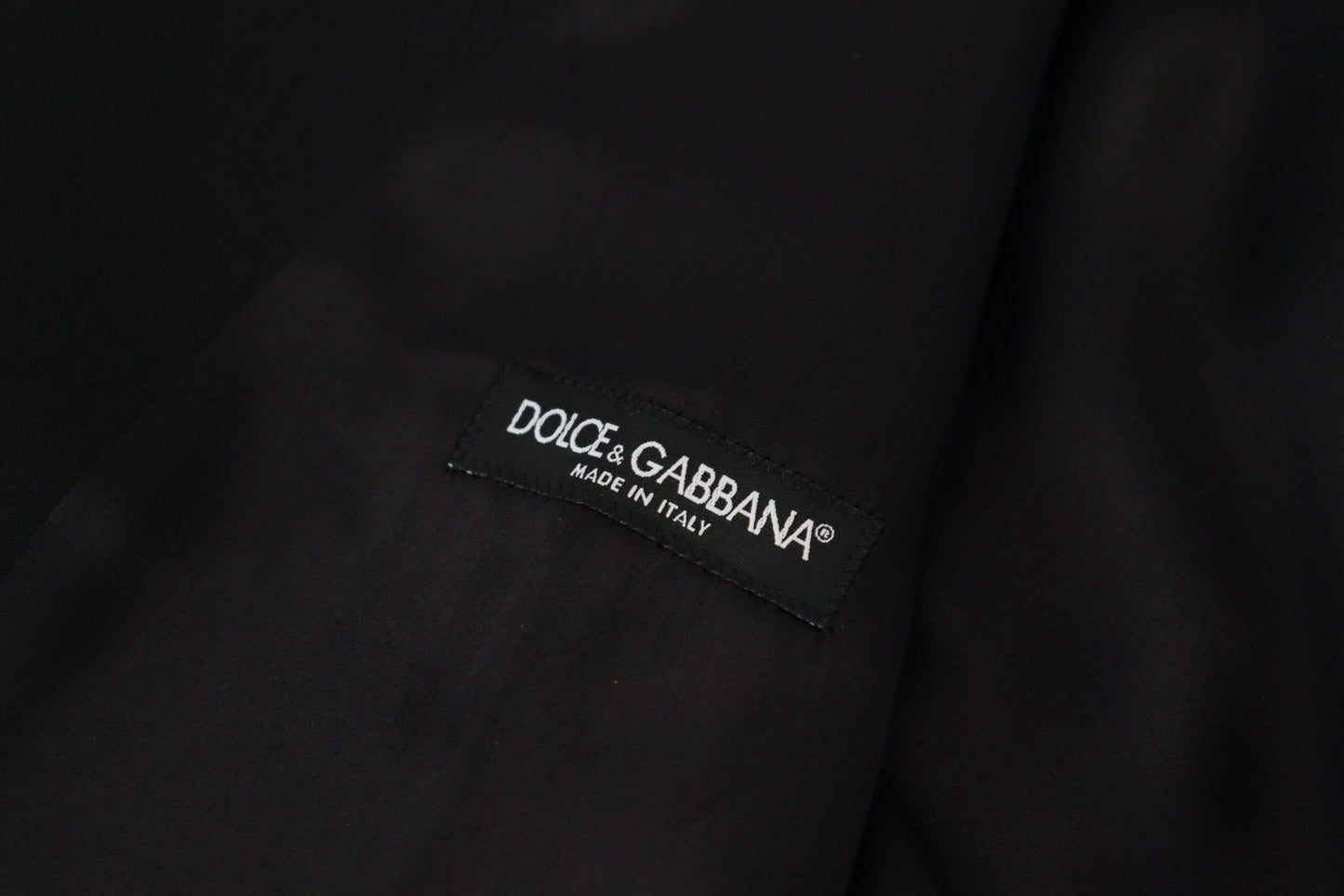 Gilet habillé noir à simple boutonnage Dolce &amp; gabbana