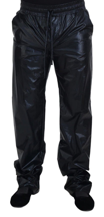 Pantalon de créateur noir Dolce &amp; Gabbana