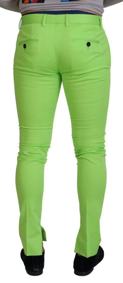 Dolce &amp; gabbana chino en coton vert clair