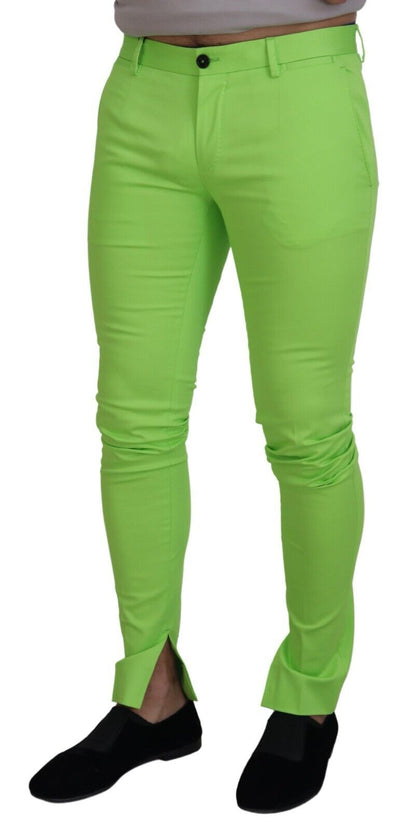 Dolce &amp; gabbana chino en coton vert clair