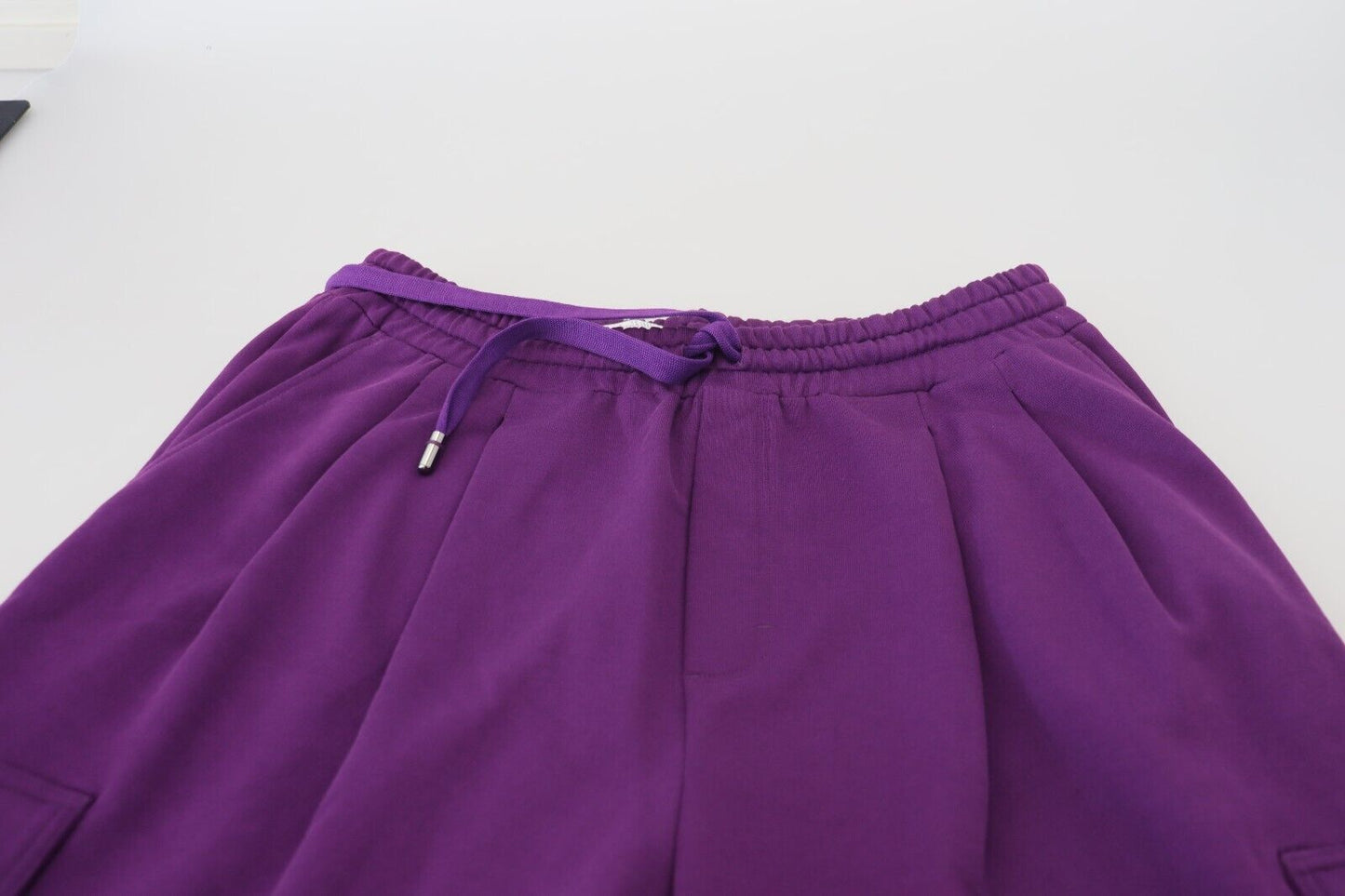 Pantalon de survêtement cargo en coton violet Dolce &amp; gabbana