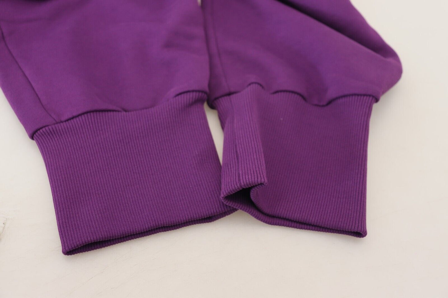 Pantalon de survêtement cargo en coton violet Dolce &amp; gabbana