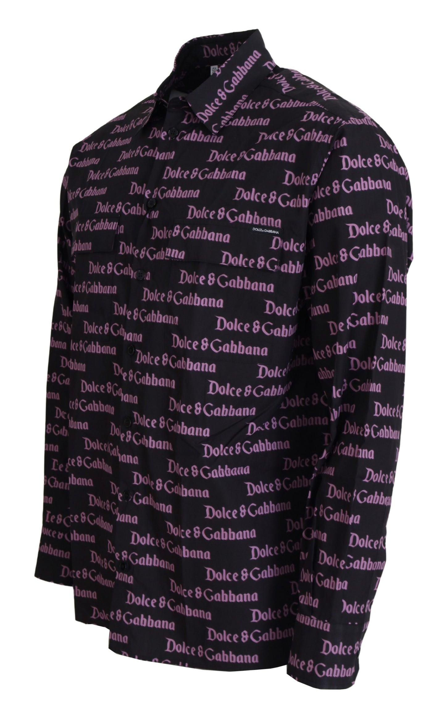 Dolce &amp; Gabbana chemise habillée noire coupe slim