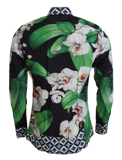 Dolce & Gabbana Floral Elegance Slim Fit Dress Shirt