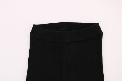 Pantalon en cachemire noir Dolce &amp; gabbana