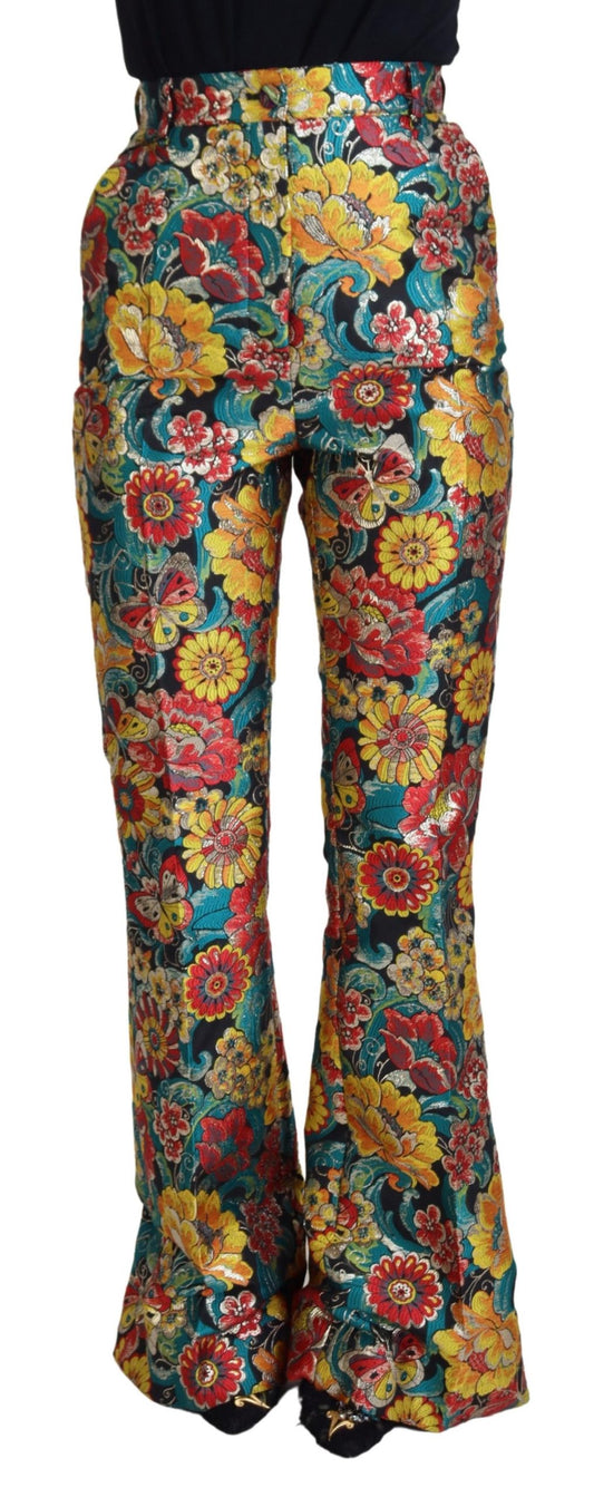 Pantalon tissé multicolore Dolce &amp; gabbana