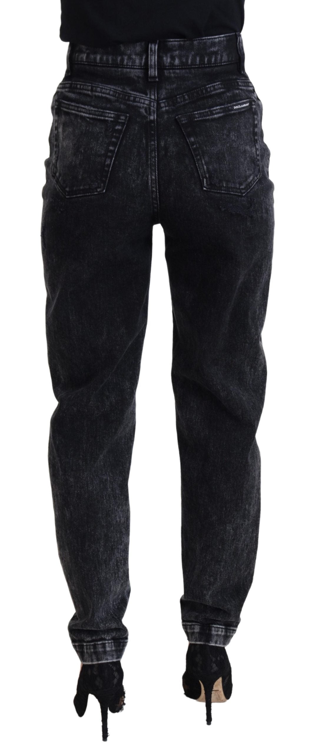 Pantalon en jean noir Dolce &amp; Gabbana