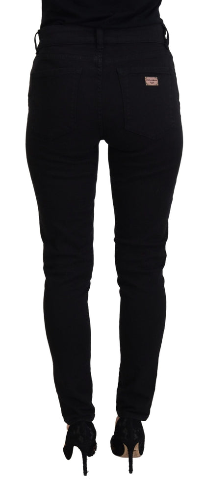 Pantalon en jean noir Dolce &amp; Gabbana