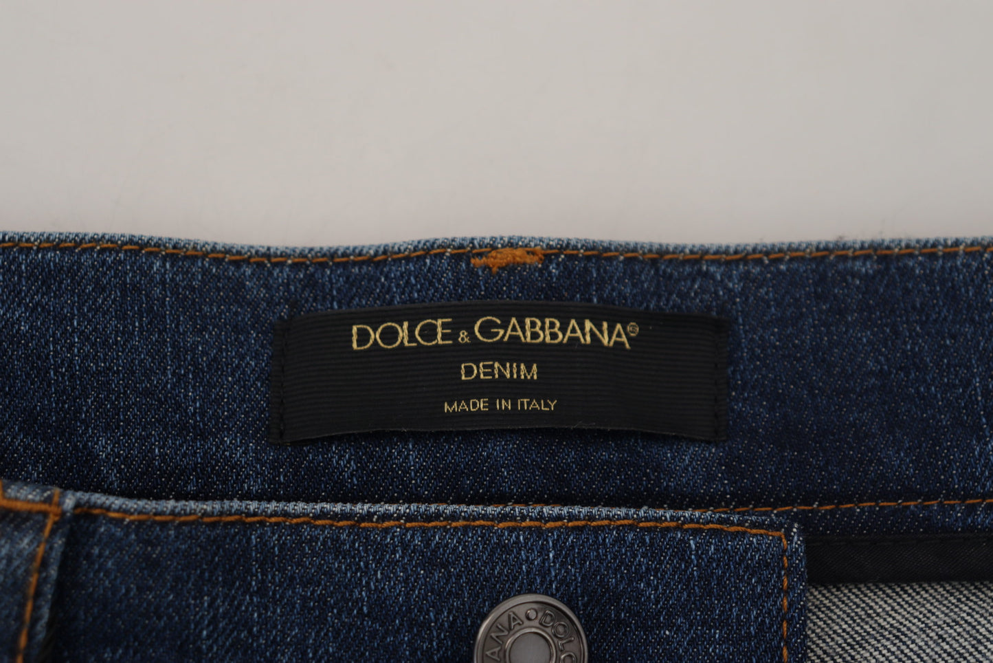 Dolce &amp; Gabbana - Jean fleuri en dentelle sur le devant