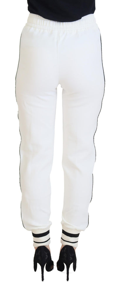 Pantalon de jogging blanc Dolce &amp; Gabbana pour un confort élevé