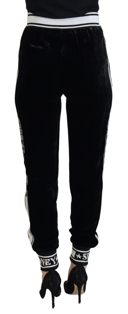 Pantalon en velours Dolce &amp; gabbana - luxe noir intemporel