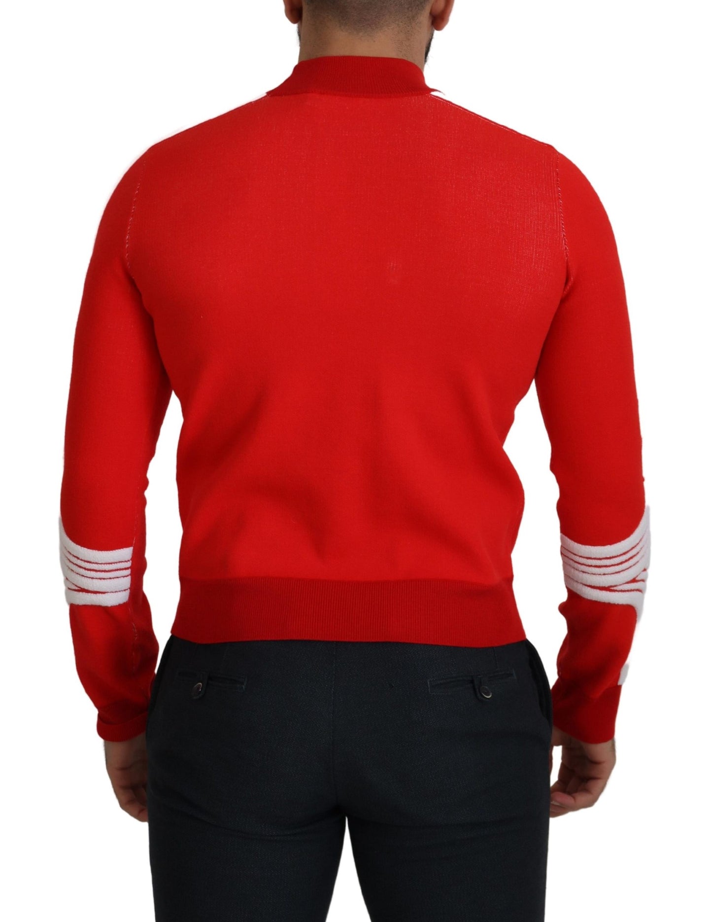 Pull rouge Gcds pour homme