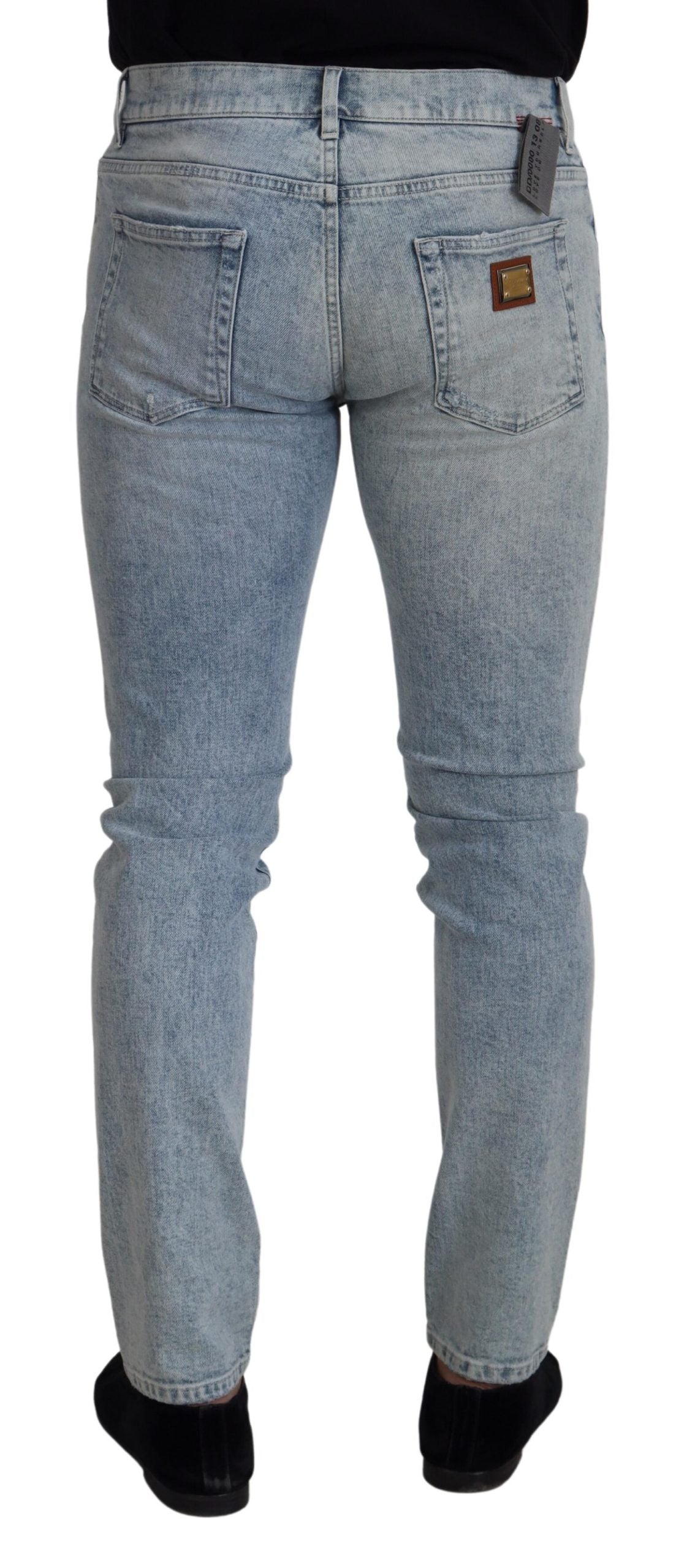 Pantalon en jean bleu clair classique Dolce &amp; Gabbana